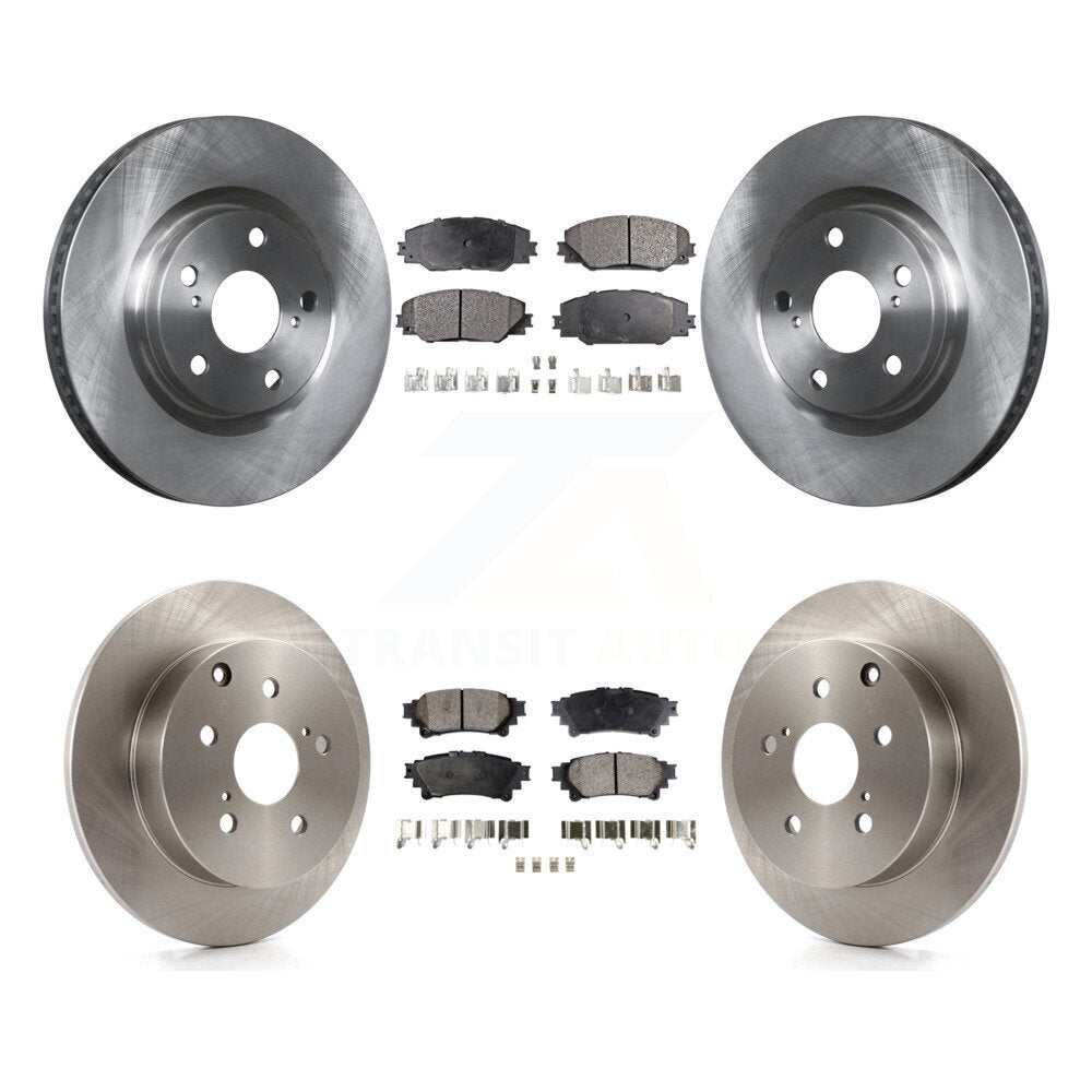 [Avant + Arrière] Kit de Disque et plaquette (semi-métallique) de frein pour 2016-2020 Toyota Mirai K8F-103494