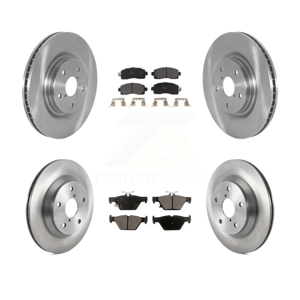 [Avant + Arrière] Kit de Disque et plaquette (semi-métallique) de frein pour 2019-2021 Subaru Forester avec 316mm Diameter Rotor K8F-103499