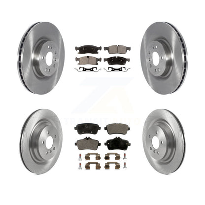 [Avant + Arrière] Kit de Disque et plaquette (semi-métallique) de frein pour Mercedes-Benz GLS450 GL450 GL350 ML400 K8F-103500