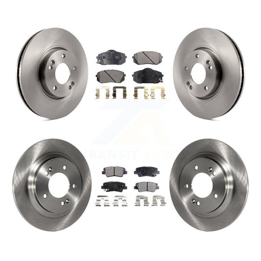 [Avant + Arrière] Kit de Disque et plaquette (semi-métallique) de frein pour Kia Soul EV K8F-103506