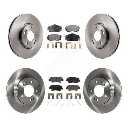 [Avant + Arrière] Kit de Disque et plaquette (semi-métallique) de frein pour 2016 Kia Soul EV From Chassis VIN #160921 K8F-103507