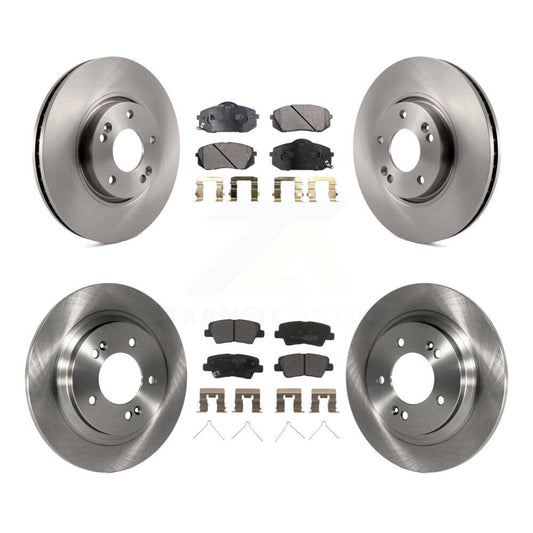 [Avant + Arrière] Kit de Disque et plaquette (semi-métallique) de frein pour 2016 Kia Soul EV From Chassis VIN #160921 K8F-103507