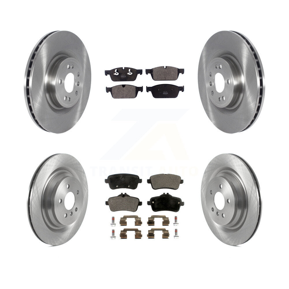 [Avant + Arrière] Kit de Disque et plaquette (semi-métallique) de frein pour 2017 Mercedes-Benz GLS350d K8F-103508
