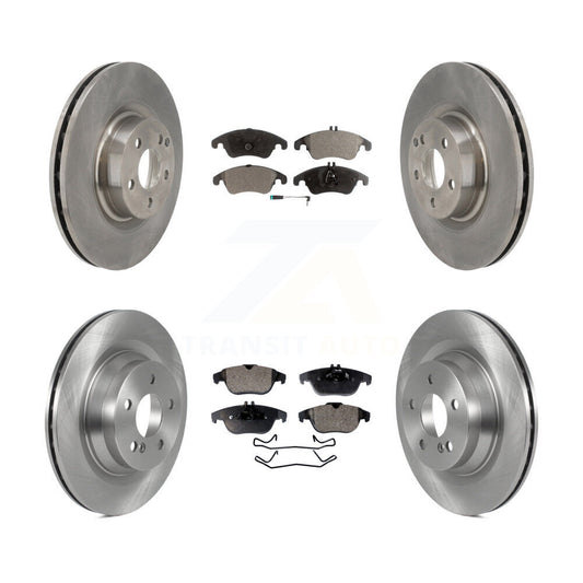 [Avant + Arrière] Kit de Disque et plaquette (semi-métallique) de frein pour 2010-2011 Mercedes-Benz E550 Coupe avec 320mm Diameter Rotor K8F-103511