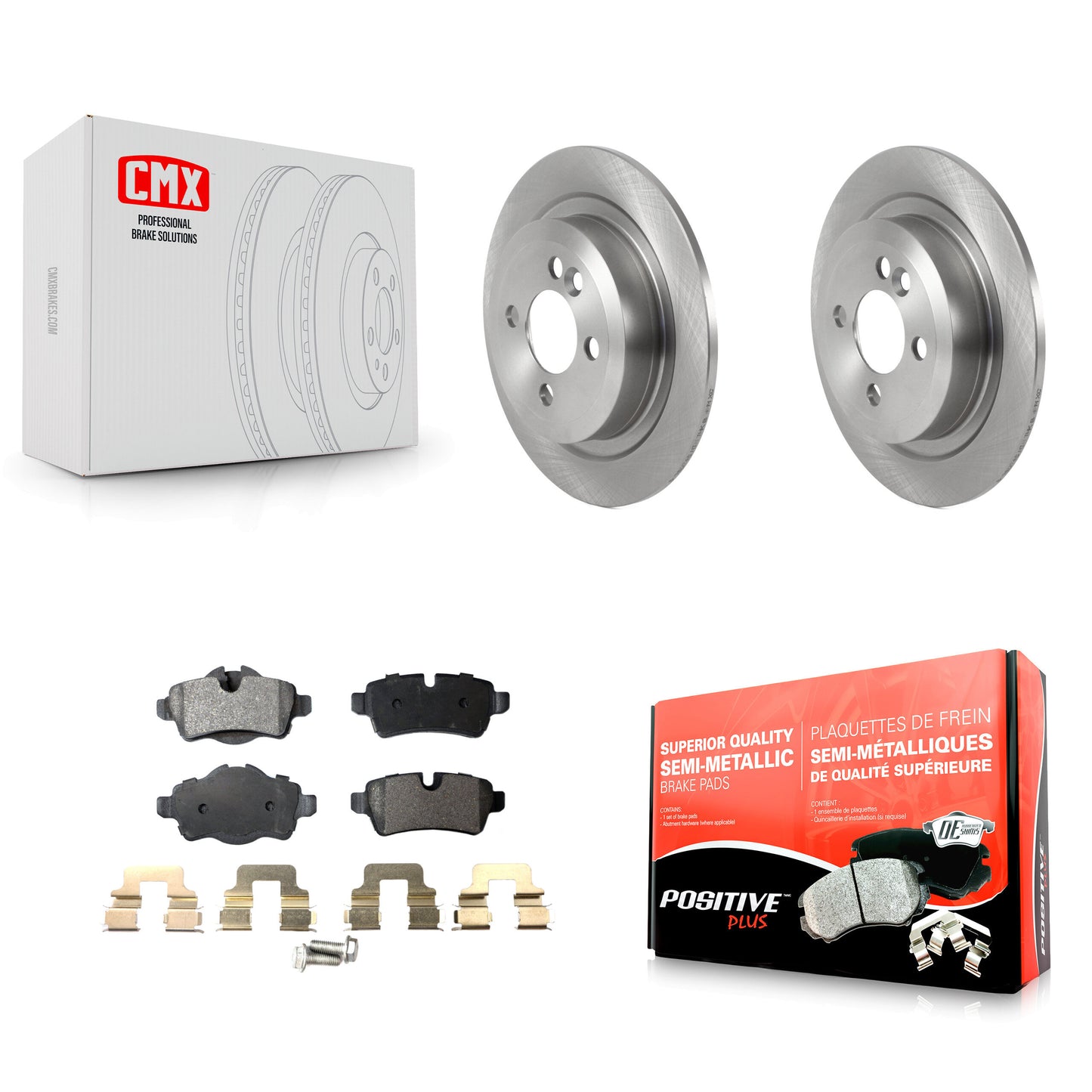 [Arrière] Kit de Disque et plaquette (semi-métallique) de frein pour Mini Cooper K8F-103516