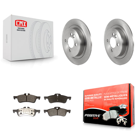 [Arrière] Kit de Disque et plaquette (semi-métallique) de frein pour 2007-2008 Mini Cooper Convertible avec 280mm Diameter Rotor K8F-103517