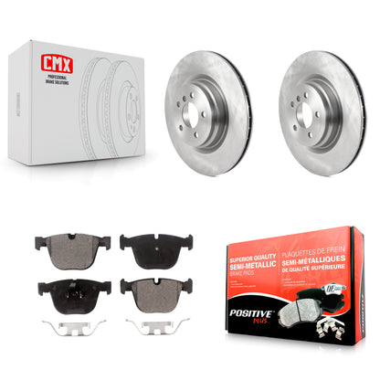 [Arrière] Kit de Disque et plaquette (semi-métallique) de frein pour BMW 750Li xDrive 750i 550i GT Alpina B7 760Li B7L ActiveHybrid 7 K8F-103518