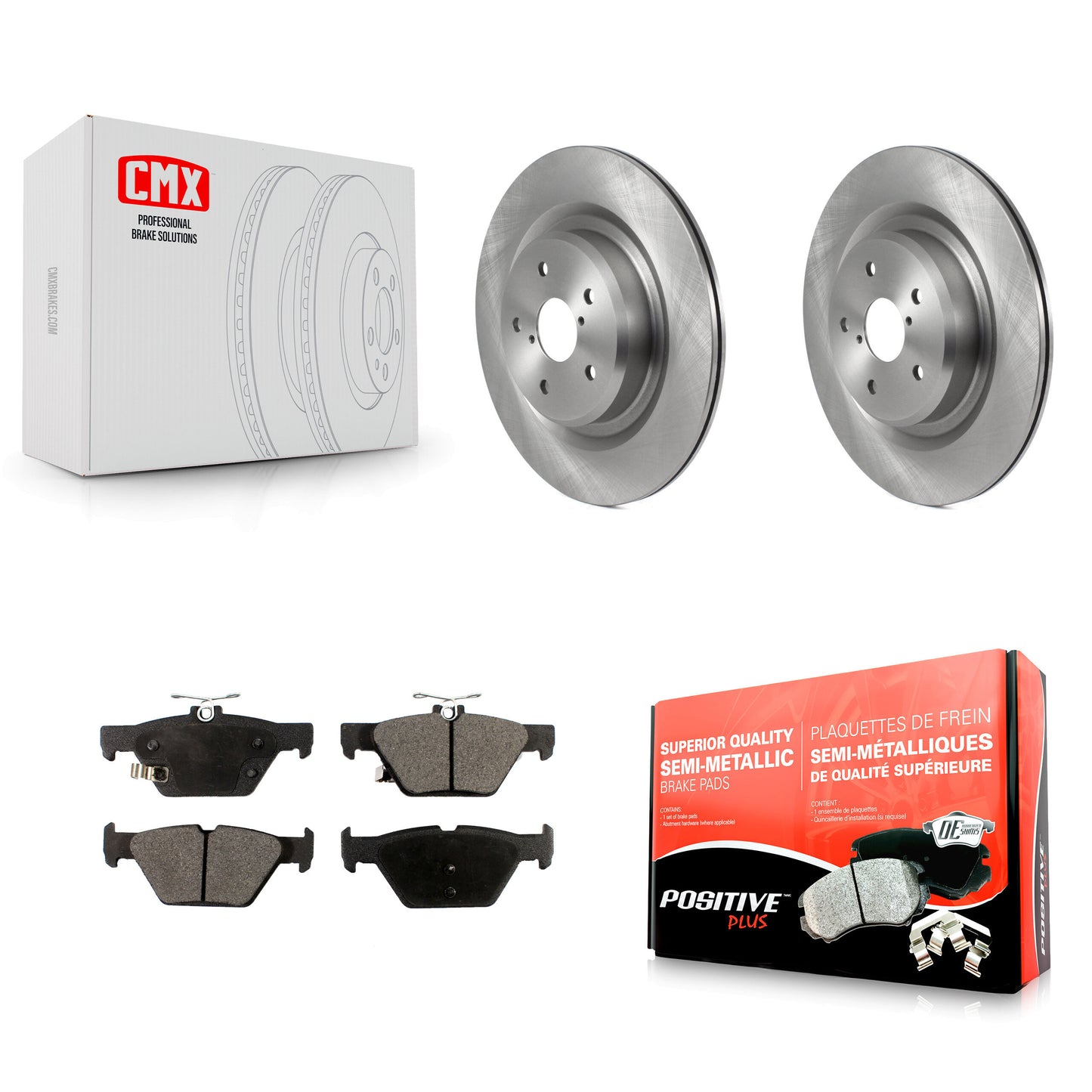 [Arrière] Kit de Disque et plaquette (semi-métallique) de frein pour 2019-2022 Subaru Ascent K8F-103527