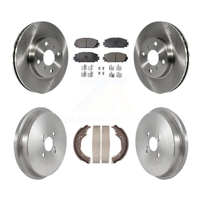 [Avant + Arrière] Kit de Disque et plaquette (semi-métallique) de frein pour Toyota Prius C Scion iQ K8F-103550