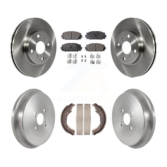 [Avant + Arrière] Kit de Disque et plaquette (semi-métallique) de frein pour Toyota Prius C Scion iQ K8F-103550