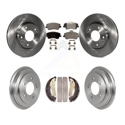 [Avant + Arrière] Kit de Disque et plaquette (semi-métallique) de frein pour Hyundai Elantra K8F-103551