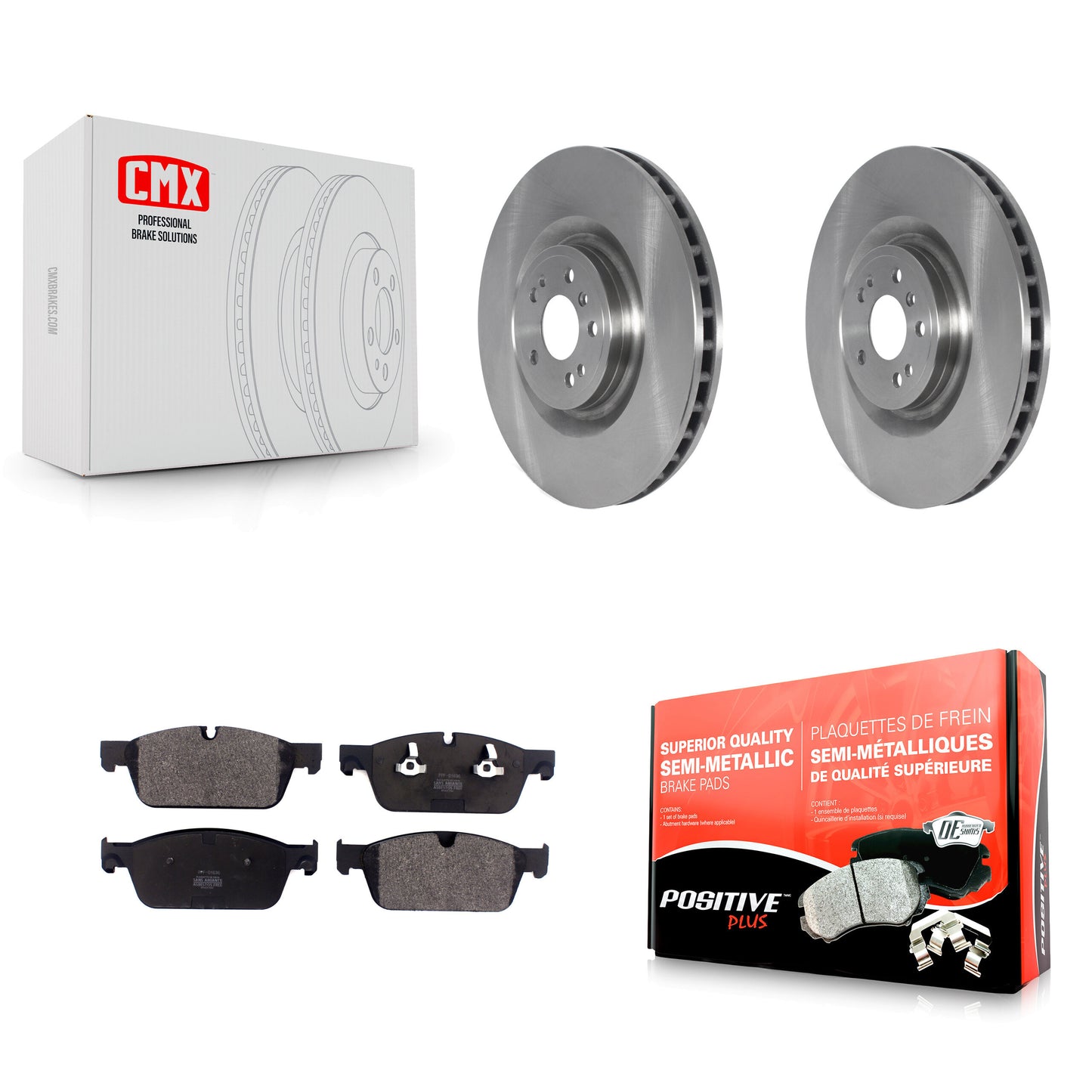 [Avant] Kit de Disque et plaquette (semi-métallique) de frein pour Mercedes-Benz ML550 GLE550e K8F-103559