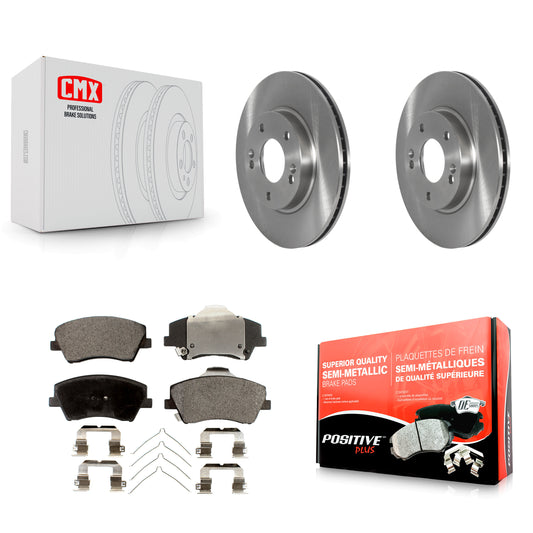 [Avant] Kit de Disque et plaquette (semi-métallique) de frein pour Kia Niro Hyundai Ioniq K8F-103560
