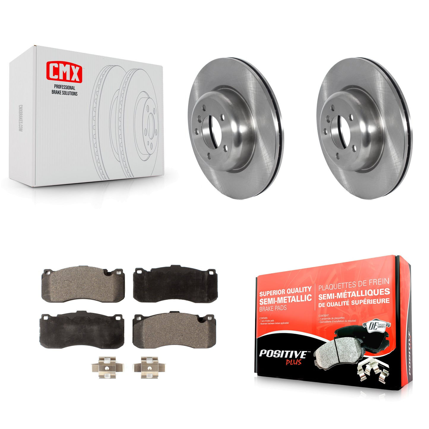 [Avant] Kit de Disque et plaquette (semi-métallique) de frein pour BMW 135i 135is K8F-103565