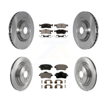 [Avant + Arrière] Kit de Disque et plaquette (semi-métallique) de frein pour Mercedes-Benz GLS450 GL450 GL350 ML400 ML250 K8F-103571
