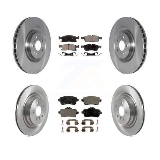 [Avant + Arrière] Kit de Disque et plaquette (semi-métallique) de frein pour Mercedes-Benz GLS450 GL450 GL350 ML400 ML250 K8F-103571