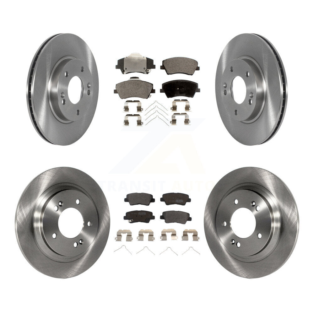 [Avant + Arrière] Kit de Disque et plaquette (semi-métallique) de frein pour Kia Niro Hyundai Ioniq K8F-103574