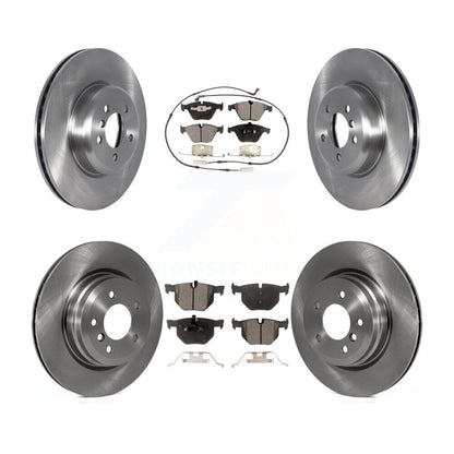 [Avant + Arrière] Kit de Disque et plaquette (semi-métallique) de frein pour 2012 BMW 335i Convertible Coupe avec Blue Painted Calipers K8F-103577