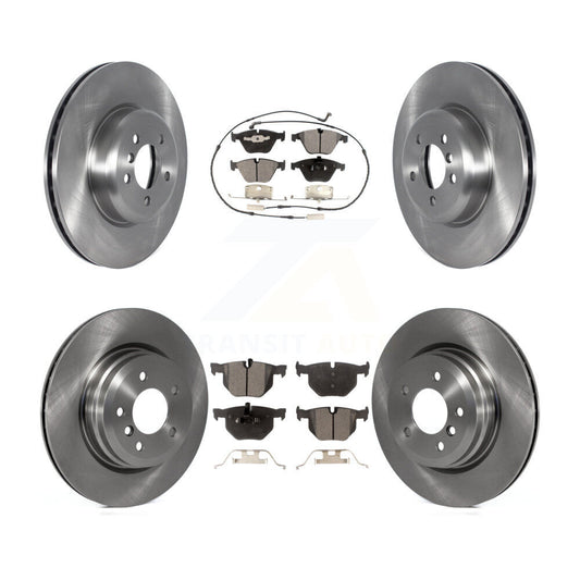 [Avant + Arrière] Kit de Disque et plaquette (semi-métallique) de frein pour 2012 BMW 335i Convertible Coupe avec Blue Painted Calipers K8F-103577