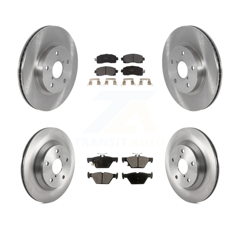 [Avant + Arrière] Kit de Disque et plaquette (semi-métallique) de frein pour Subaru Forester K8F-103580