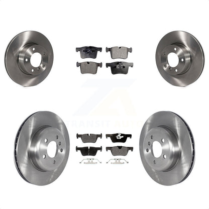[Avant + Arrière] Kit de Disque et plaquette (semi-métallique) de frein pour 2016 BMW 328i GT xDrive avec Blue Painted Calipers K8F-103581 par Transit Auto