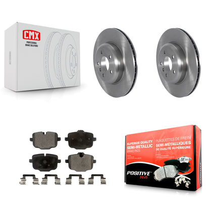 [Arrière] Kit de Disque et plaquette (semi-métallique) de frein pour BMW 535i 550i xDrive 650i 640i Gran Coupe Alpina B6 K8F-103598