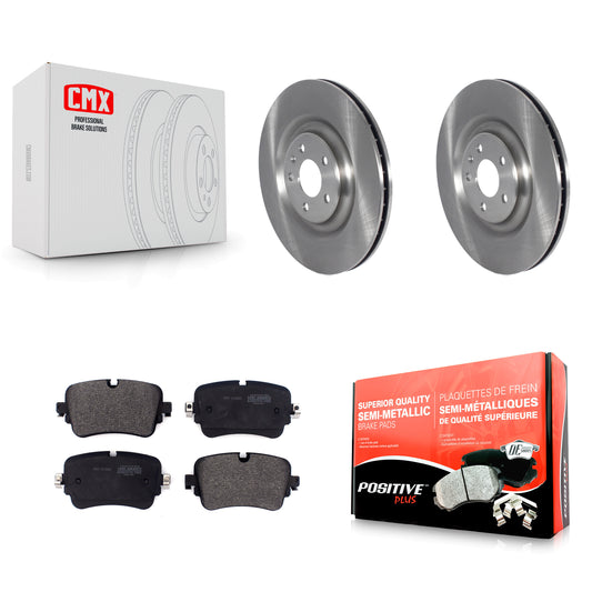 [Arrière] Kit de Disque et plaquette (semi-métallique) de frein pour Audi Q7 Q8 avec 375mm Diameter Front Rotor K8F-103599