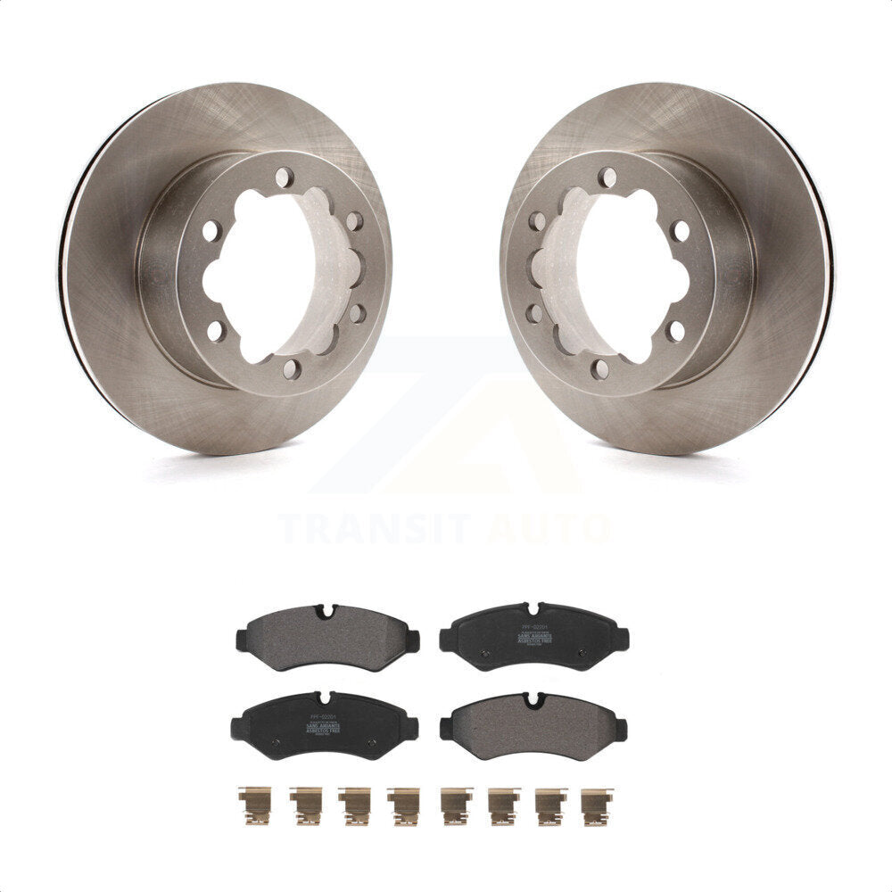 [Arrière] Kit de Disque et plaquette (semi-métallique) de frein pour Mercedes-Benz Sprinter 3500 Freightliner 2500 3500XD K8F-103635 par Transit Auto