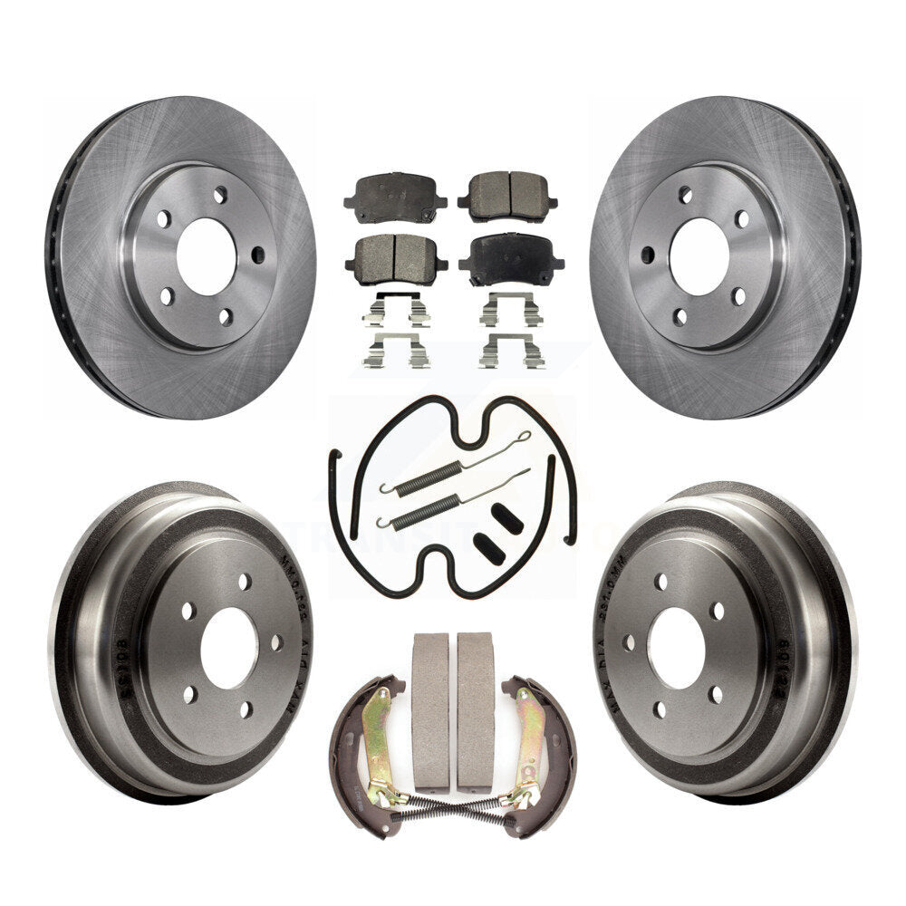 [Avant + Arrière] Kit de Disque et plaquette (semi-métallique) de frein pour Chevrolet Malibu K8F-103641