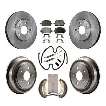 [Avant + Arrière] Kit de Disque et plaquette (semi-métallique) de frein pour Chevrolet Malibu K8F-103641