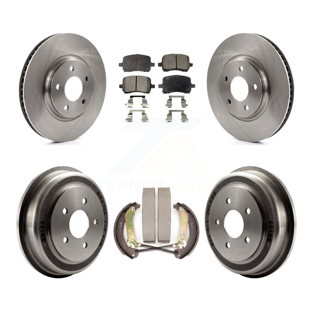 [Avant + Arrière] Kit de Disque et plaquette (semi-métallique) de frein pour Chevrolet Malibu K8F-103642