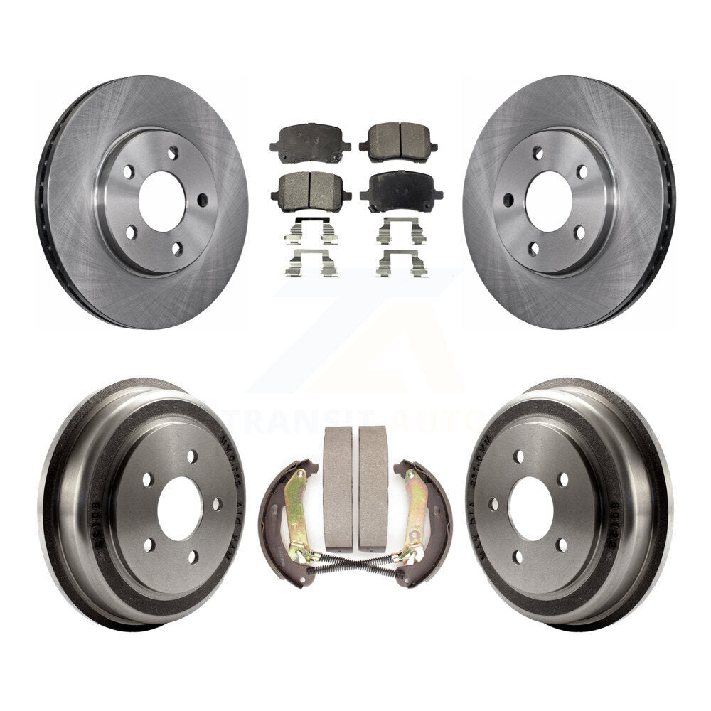 [Avant + Arrière] Kit de Disque et plaquette (semi-métallique) de frein pour Chevrolet Malibu K8F-103644