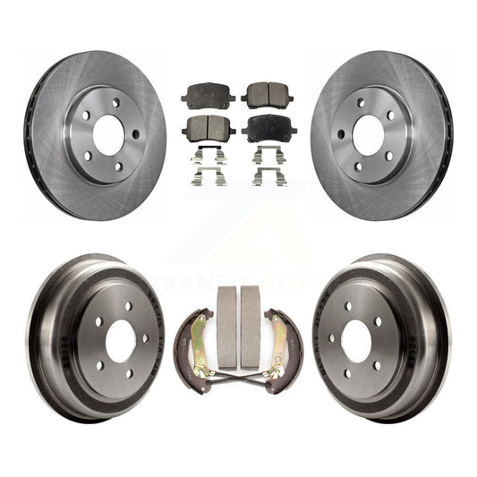 [Avant + Arrière] Kit de Disque et plaquette (semi-métallique) de frein pour Chevrolet Malibu K8F-103644