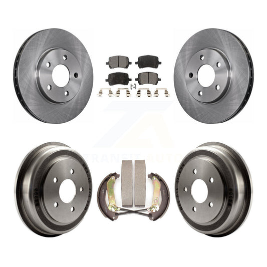 [Avant + Arrière] Kit de Disque et plaquette (semi-métallique) de frein pour Chevrolet Malibu K8F-103645
