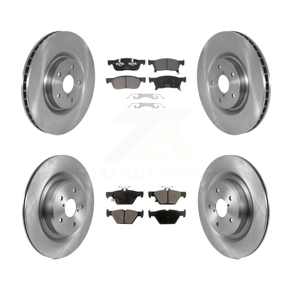 [Avant + Arrière] Kit de Disque et plaquette (semi-métallique) de frein pour 2019-2022 Subaru Ascent K8F-103666