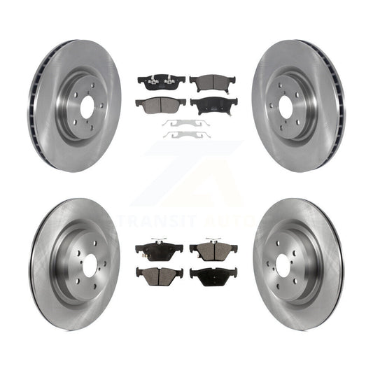 [Avant + Arrière] Kit de Disque et plaquette (semi-métallique) de frein pour 2019-2022 Subaru Ascent K8F-103666