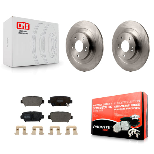 [Arrière] Kit de Disque et plaquette (semi-métallique) de frein pour Mitsubishi Eclipse Cross avec Manual Parking K8F-103682