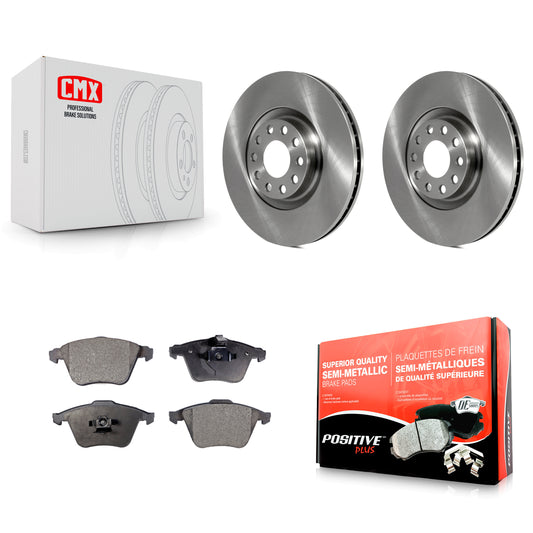 [Avant] Kit de Disque et plaquette (semi-métallique) de frein pour 2002-2004 Audi A6 Quattro avec 321mm Diameter Rotor K8F-103685