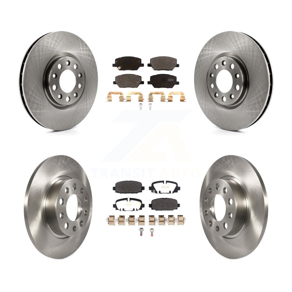 [Avant + Arrière] Kit de Disque et plaquette (semi-métallique) de frein pour Jeep Compass K8F-103692