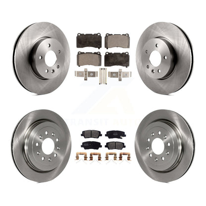 [Avant + Arrière] Kit de Disque et plaquette (semi-métallique) de frein pour Cadillac ATS K8F-103695
