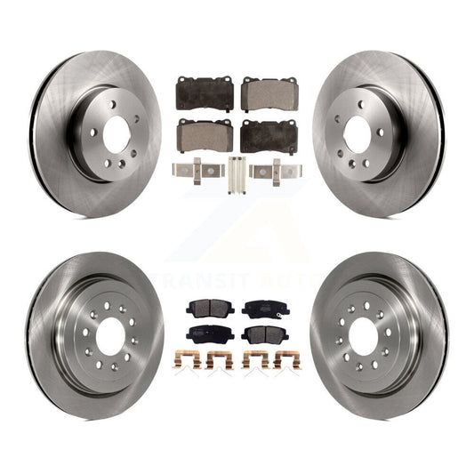 [Avant + Arrière] Kit de Disque et plaquette (semi-métallique) de frein pour Cadillac ATS K8F-103695