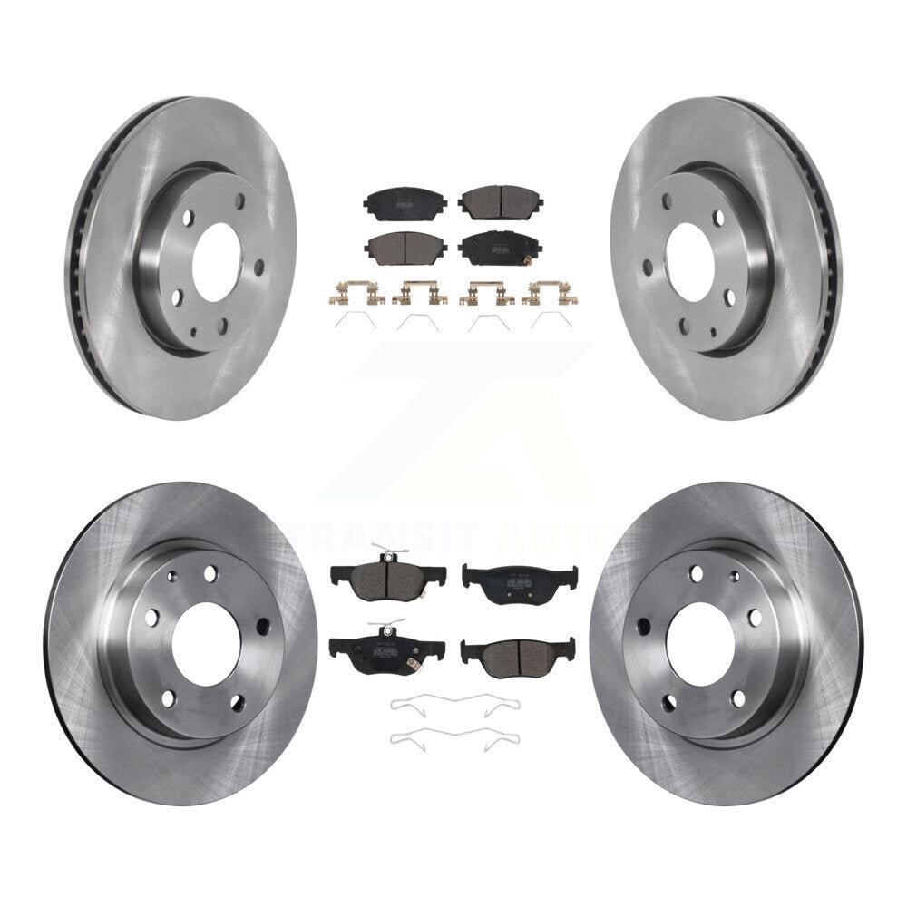 [Avant + Arrière] Kit de Disque et plaquette (semi-métallique) de frein pour Mazda 3 K8F-103697