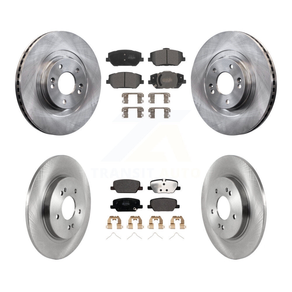 [Avant + Arrière] Kit de Disque et plaquette (semi-métallique) de frein pour 2019-2020 Hyundai Santa Fe K8F-103698