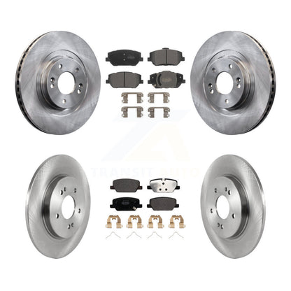 [Avant + Arrière] Kit de Disque et plaquette (semi-métallique) de frein pour 2019-2020 Hyundai Santa Fe K8F-103698