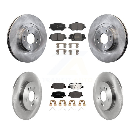[Avant + Arrière] Kit de Disque et plaquette (semi-métallique) de frein pour 2019-2020 Hyundai Santa Fe K8F-103698
