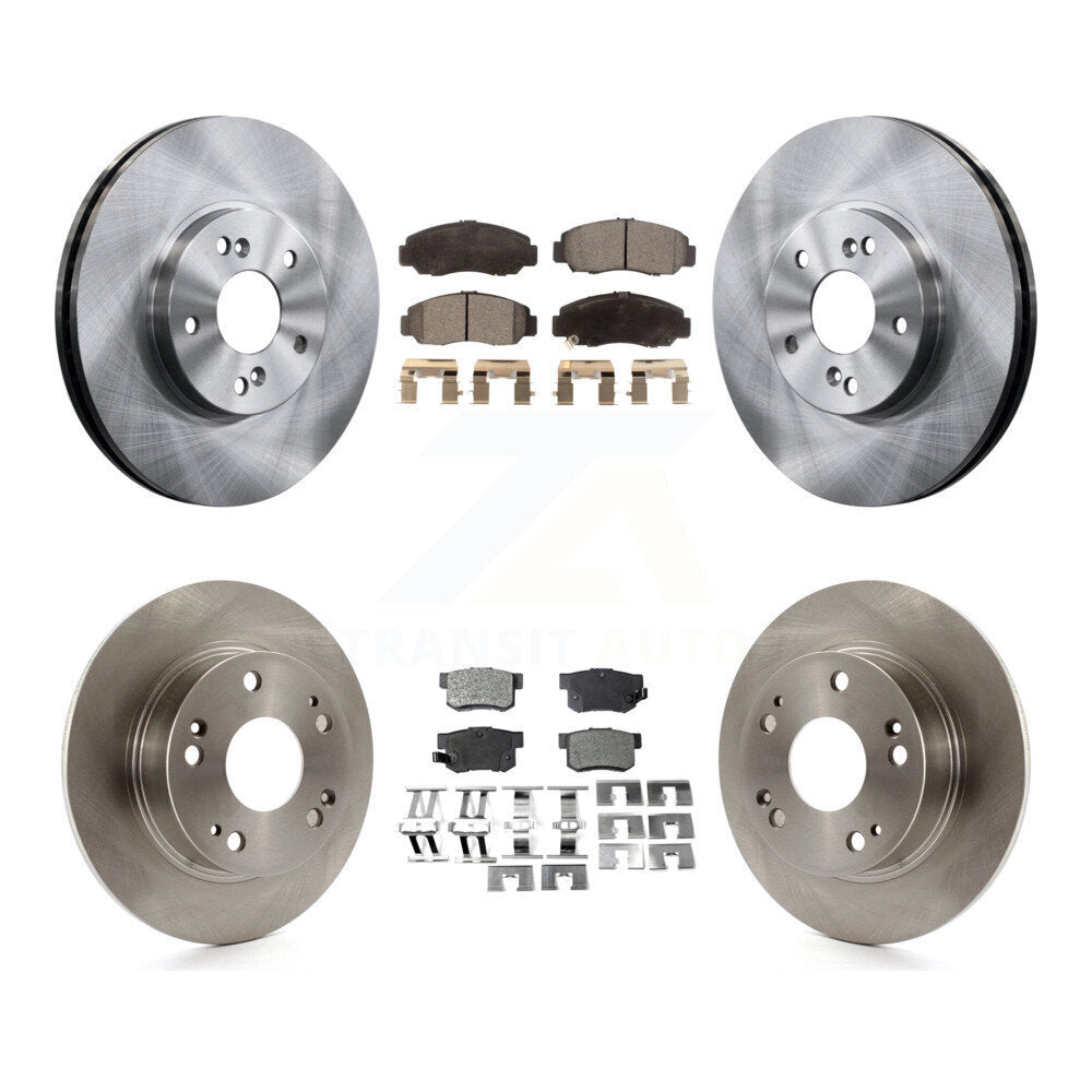 [Avant + Arrière] Kit de Disque et plaquette (semi-métallique) de frein pour Honda Accord K8F-103718