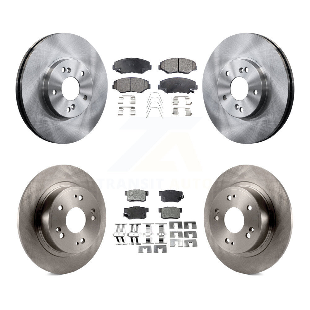 [Avant + Arrière] Kit de Disque et plaquette (semi-métallique) de frein pour 2005 Honda Accord Hybrid avec 3.0L K8F-103719