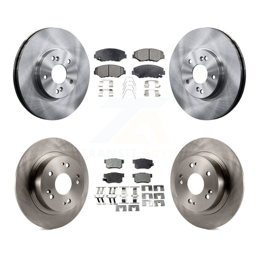 [Avant + Arrière] Kit de Disque et plaquette (semi-métallique) de frein pour 2005 Honda Accord Hybrid avec 3.0L K8F-103719