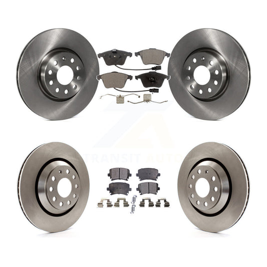 [Avant + Arrière] Kit de Disque et plaquette (semi-métallique) de frein pour Volkswagen CC K8F-103721