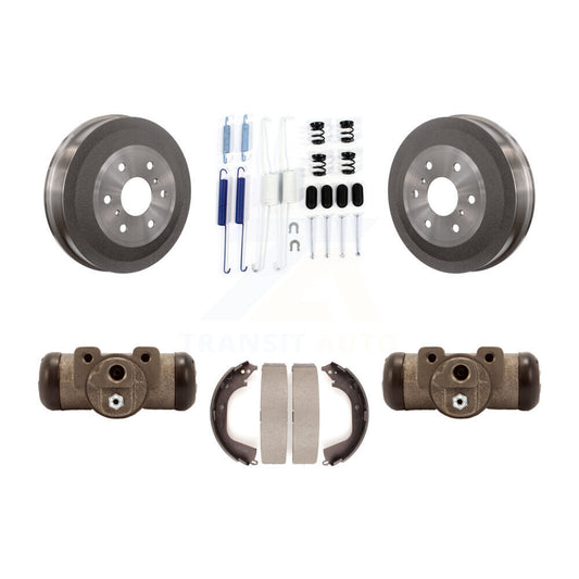 [Arrière] Kit de Tambour de frein pour 2010-2013 Chevrolet Silverado 1500 GMC Sierra avec 6400 Lb GVW K8N-100470
